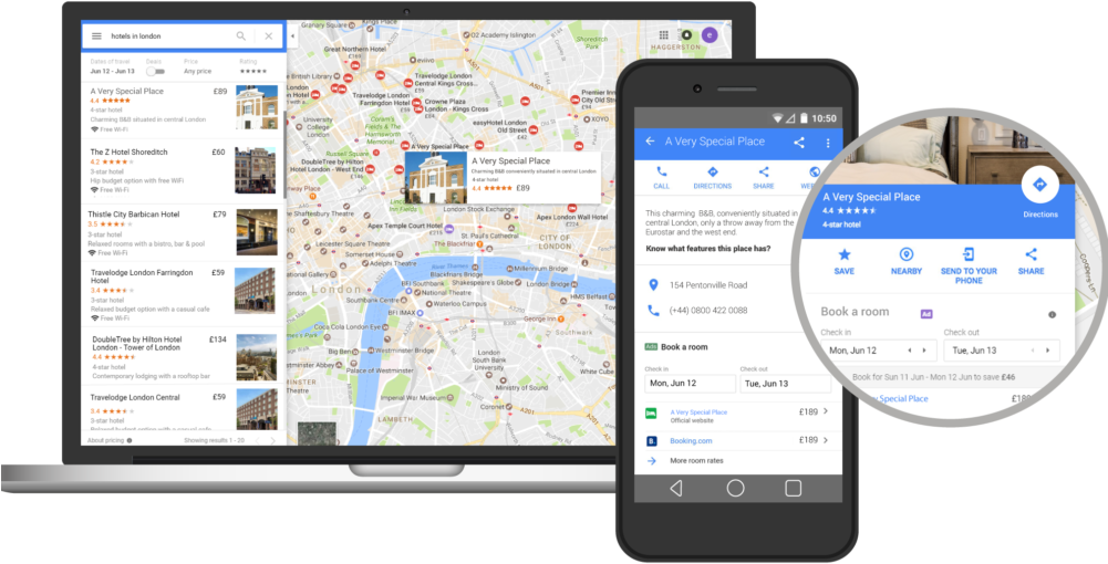 Not The Magic Bullet - Google Adwords Hotel Ads (1000x600), Png Download