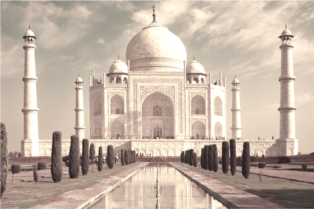 Taj Mahal - Ind076 - Proper Noun Taj Mahal (1000x1000), Png Download