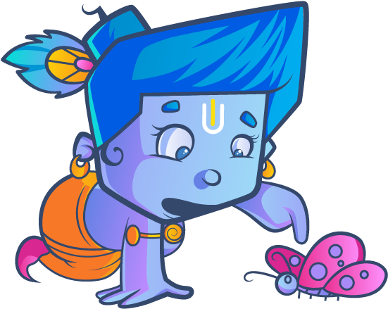 Krishna - Lord Krishna White Back Ground (618x618), Png Download