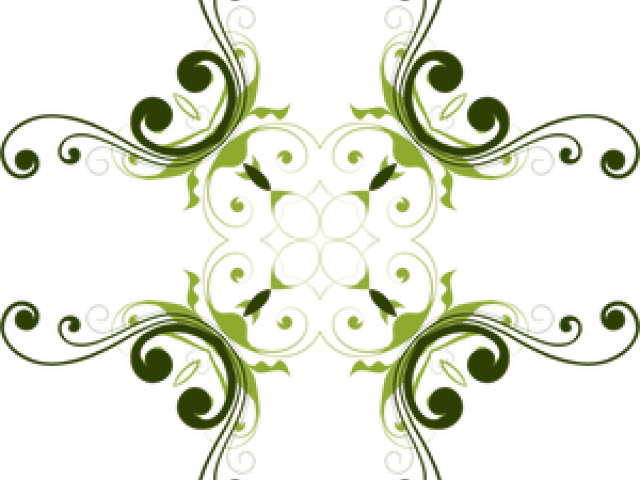 Flourish Clipart Flower - Floral Design (640x480), Png Download