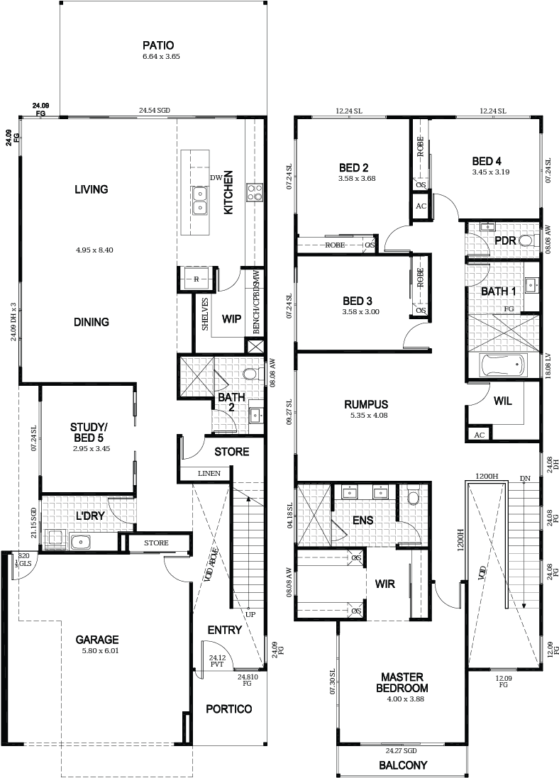 Floor Plan (871x1223), Png Download