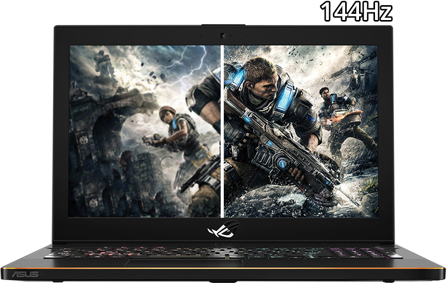 Ultra Fast 144hz Refresh Ratezephyrus M Features An - Gears Ofwar (1000x551), Png Download