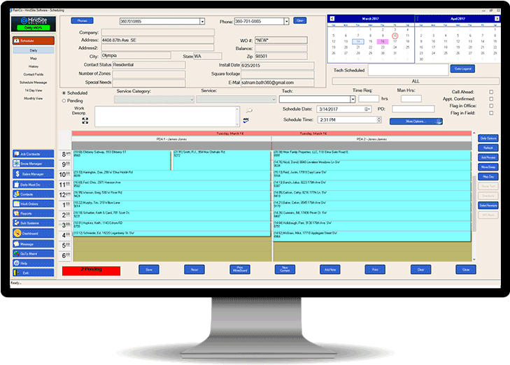 Paperless Scheduling Monitor - Computer Monitor (860x608), Png Download