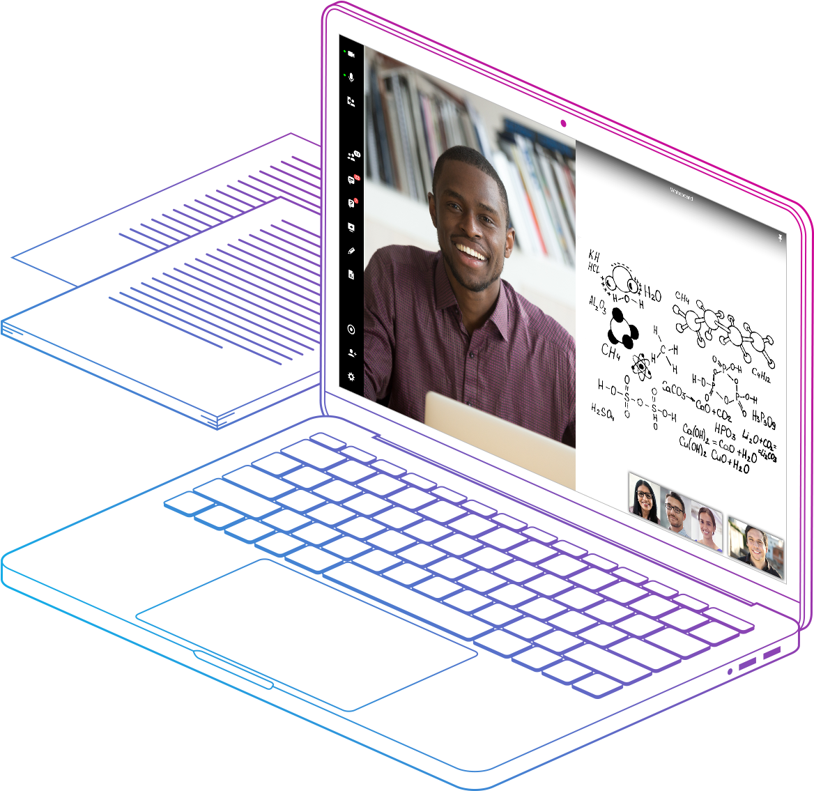 Virtual Classrooms For Educational Institutions - Logitech Chiclet Keyboard (1168x1168), Png Download