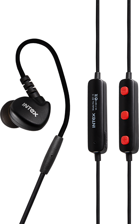 Mobile Earphone Png Hd - Intex Sports Bt 13 Bluetooth Headset With Mic (449x722), Png Download