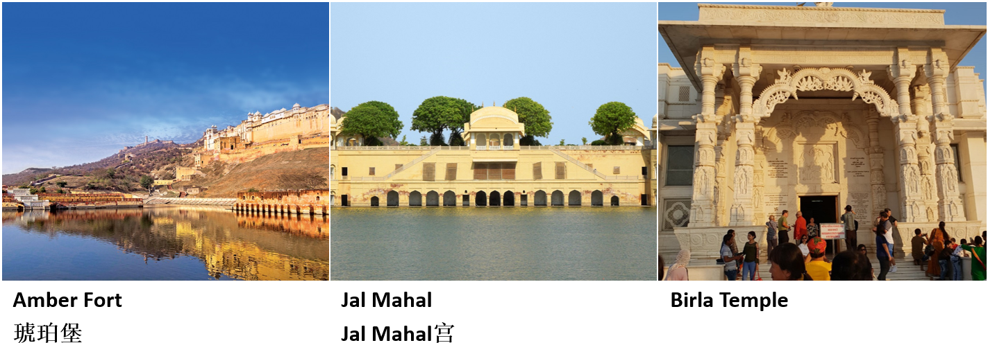 This Temple Is A Proud Architectural Landmark Of The - Birla Mandir, Jaipur (1425x521), Png Download