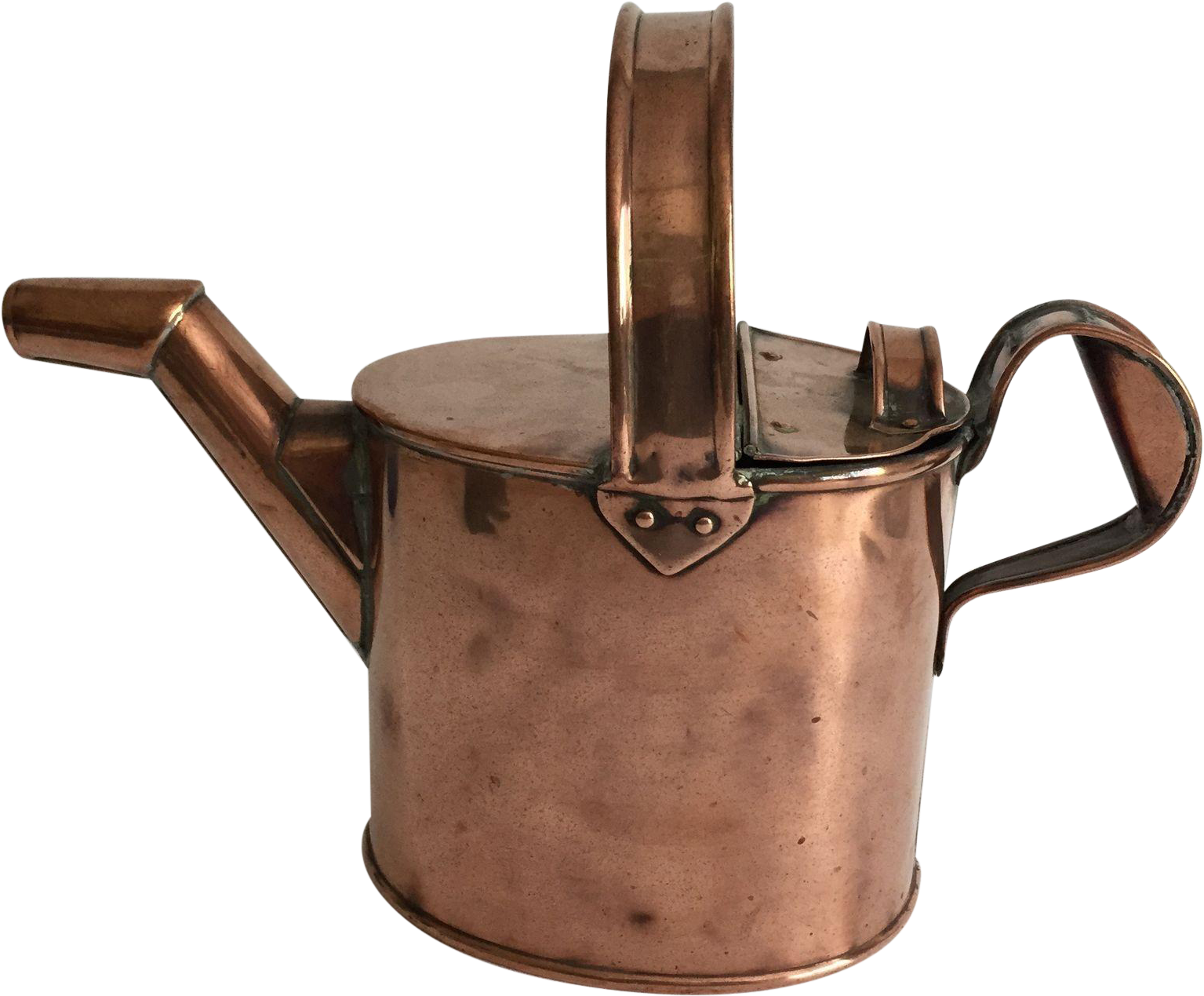 Vintage English Copper 'hot Water' Can - Teapot (1534x1534), Png Download