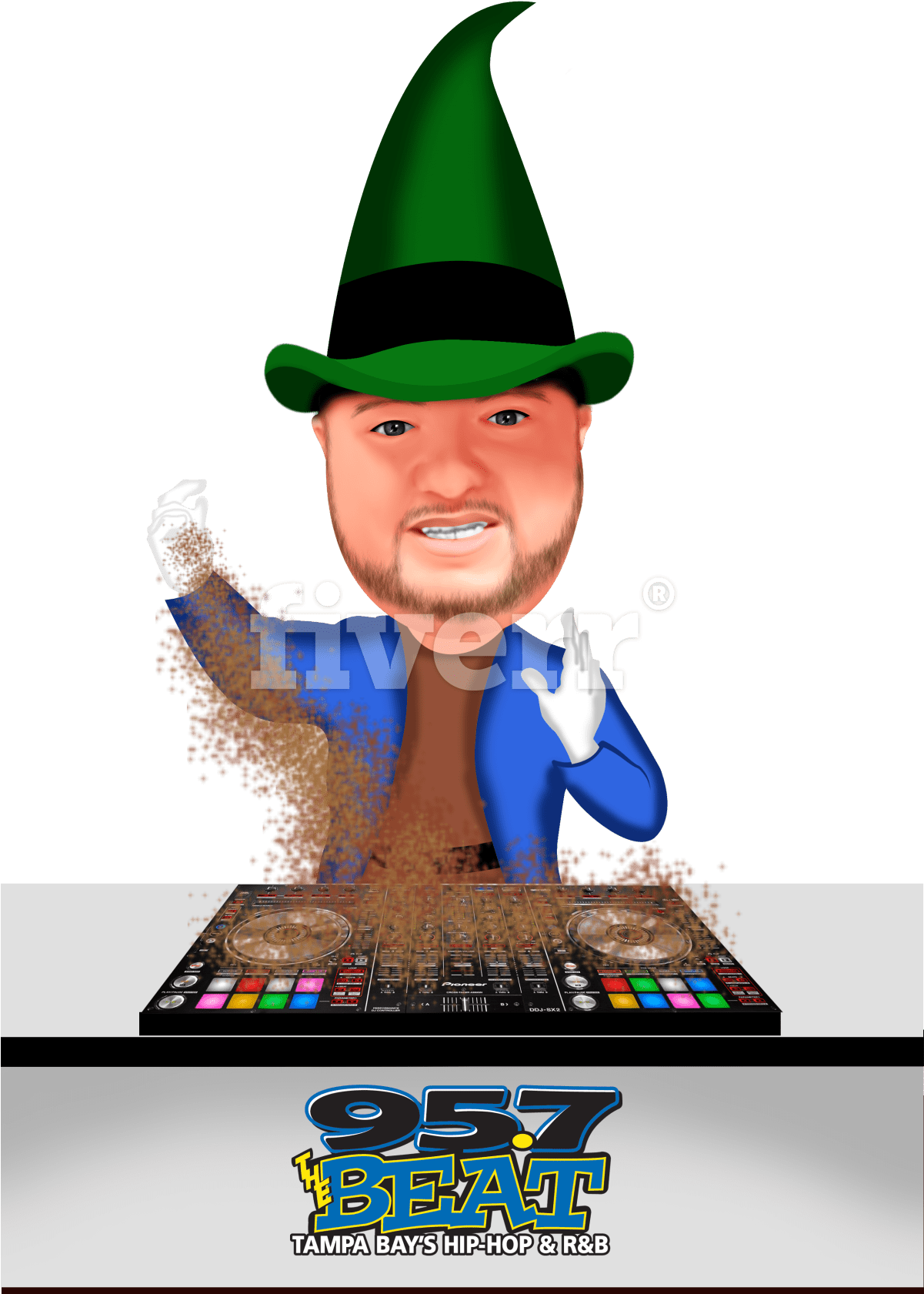 93.3 The Beat (1200x1697), Png Download