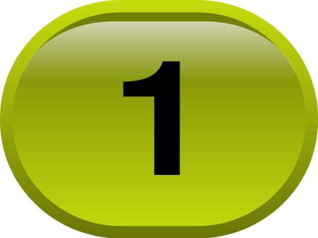 Download Number 1 Button Icon - HD Transparent PNG - NicePNG.com