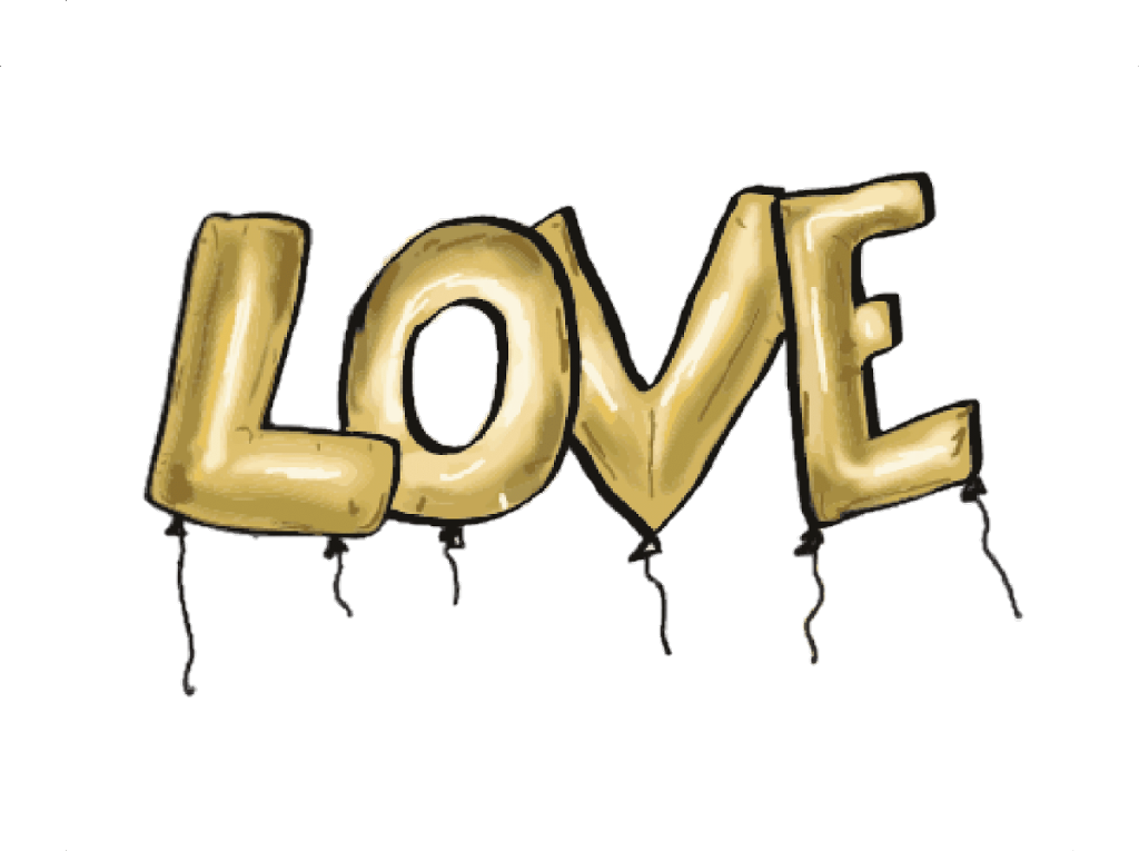 Ftesticker Sticker - Love (1024x765), Png Download