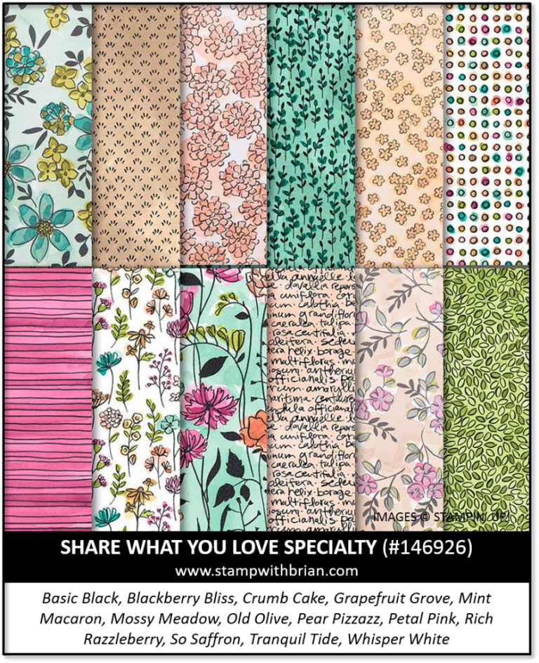Share What You Love Specialty Designer Series Paper, - Paper (768x944), Png Download