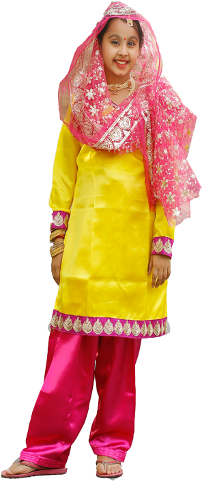 Punjabi-girl - Punjabi Girl Hd Png (450x750), Png Download