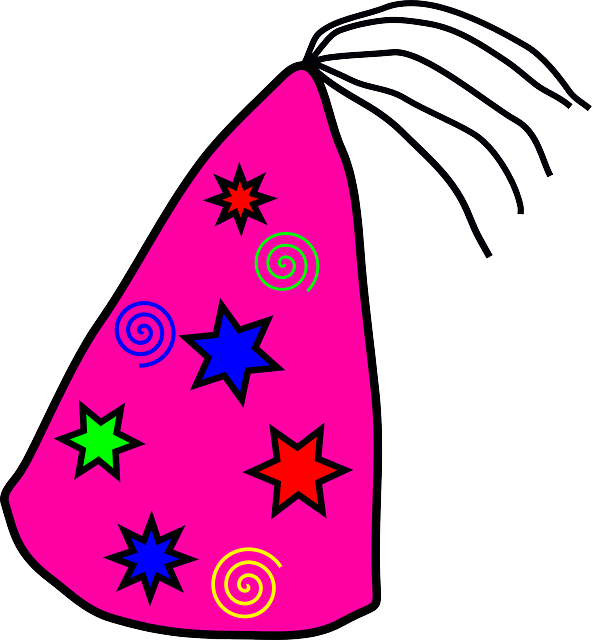 Cartoon, Pink, Free, Crazy, Birthday, Clothing, Hat - Funny Hat No Background (593x640), Png Download