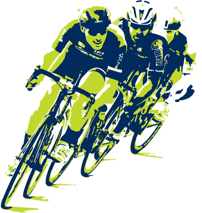 Clipart Bike Bike Racer - Bike Race Clip Art (710x748), Png Download