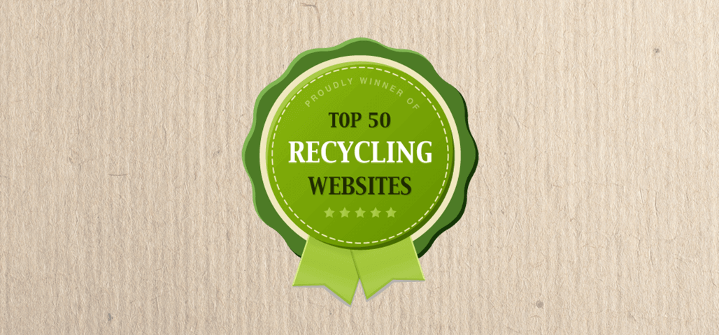 Top 50 Recycling Sites - Label (1028x480), Png Download