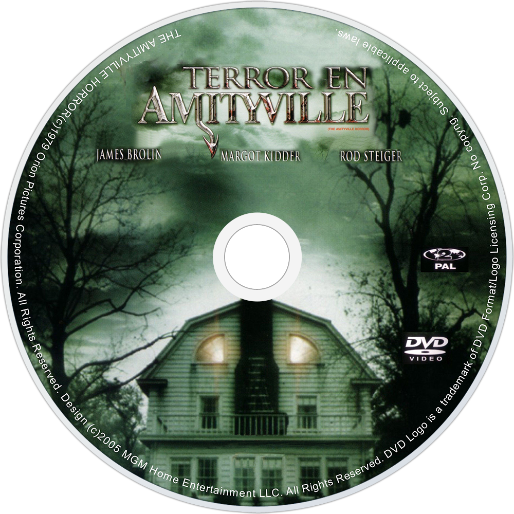 The Amityville Horror Dvd Disc Image - Amityville Horror (1000x1000), Png Download
