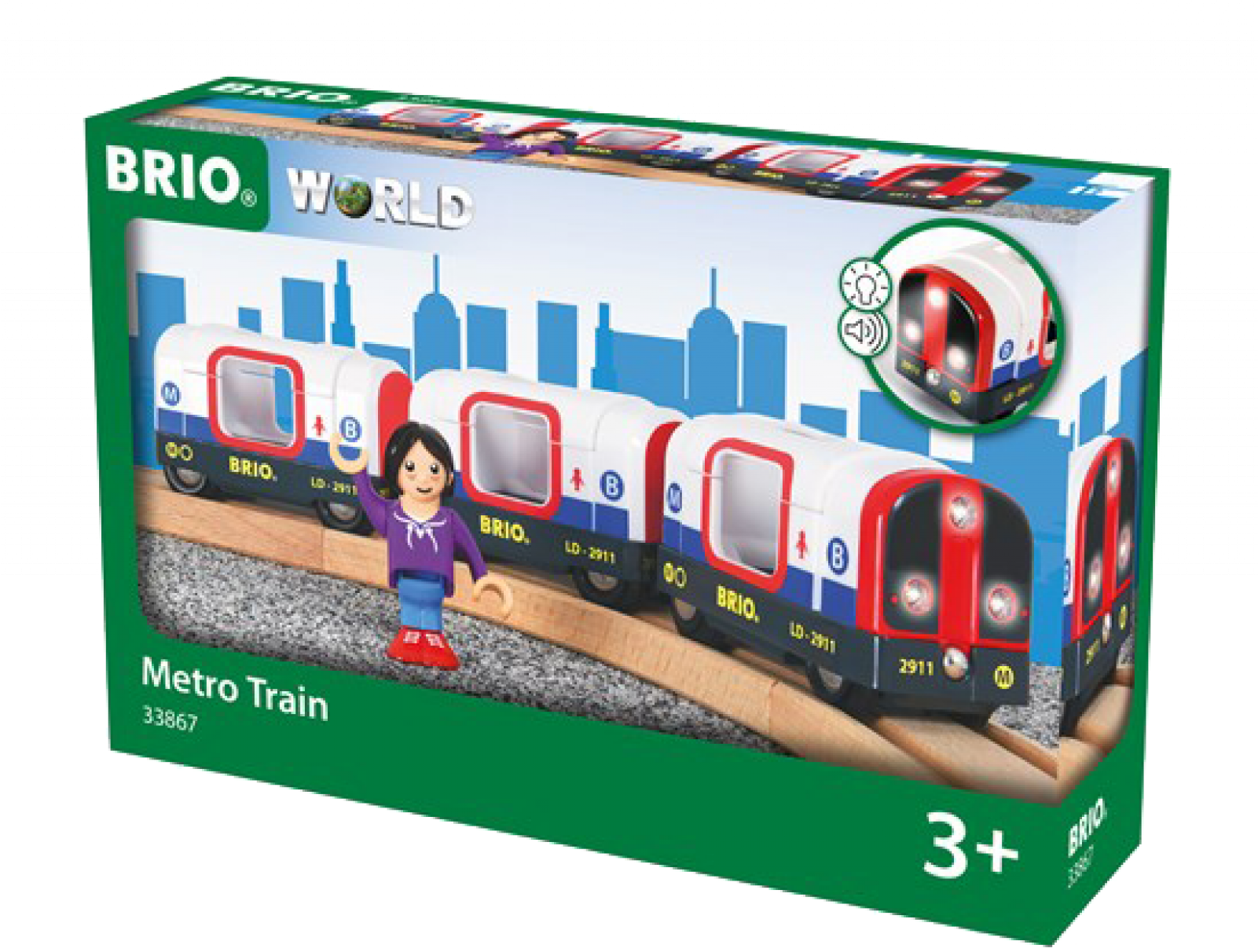 Brio Metro Train (1600x1300), Png Download