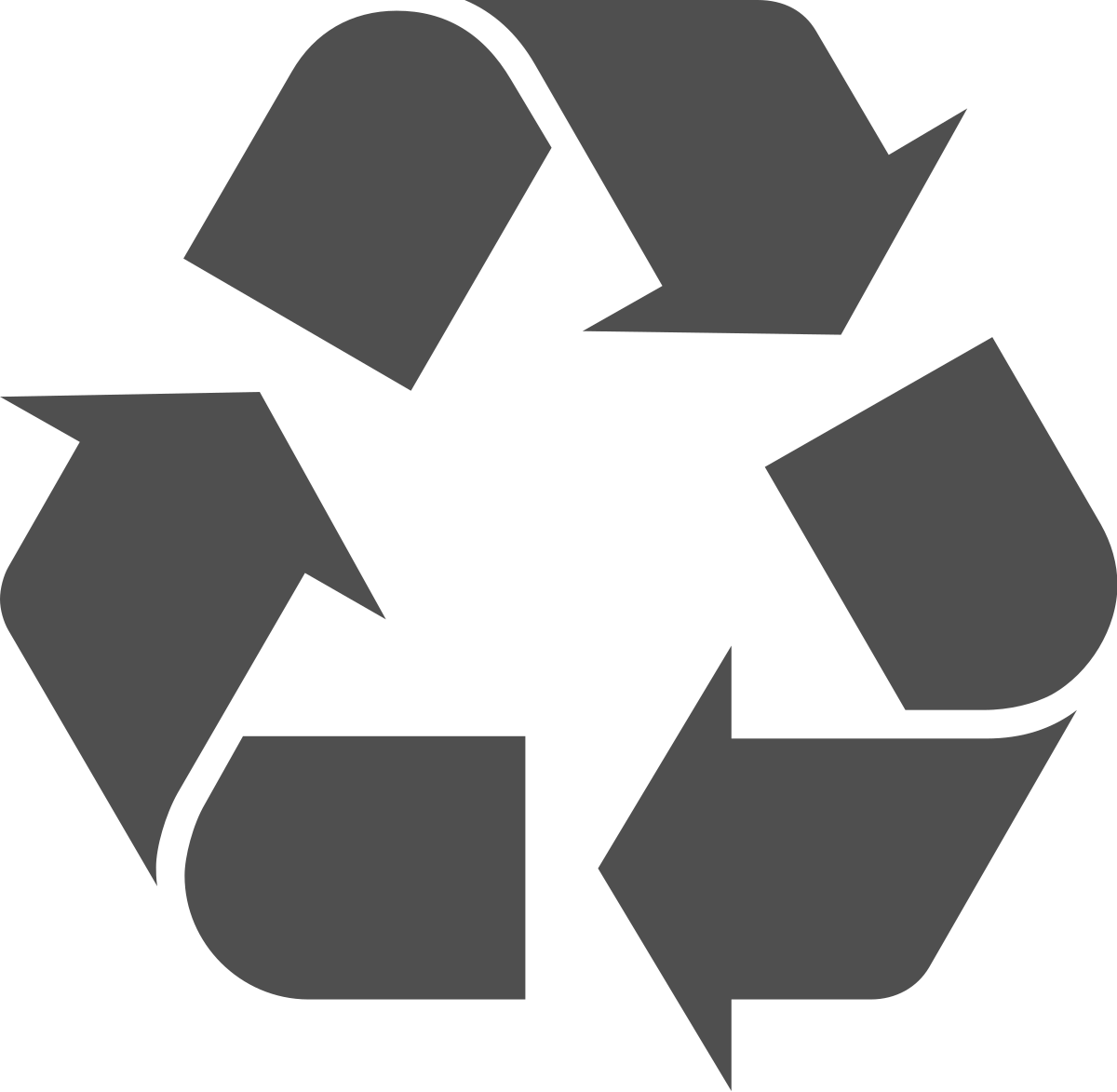 Reclaim Rubber - Recycle Symbol Png (1200x1173), Png Download
