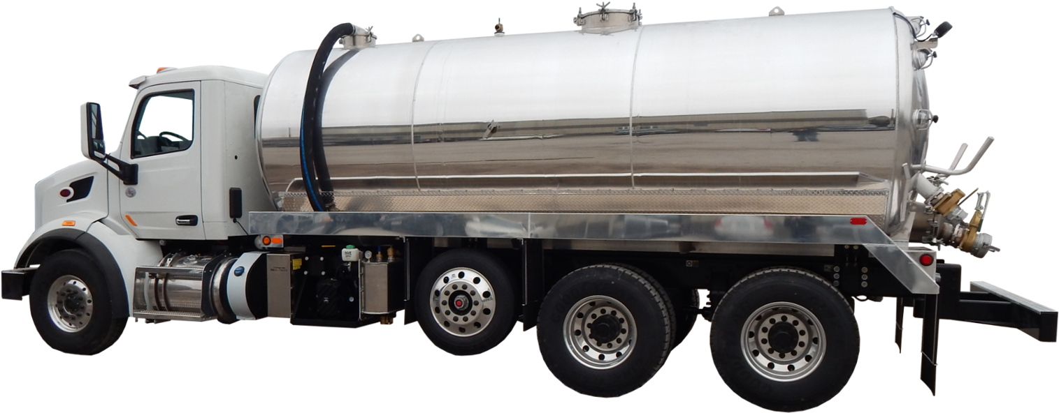 4400 Us Gallon Aluminum Tank Truck - Tanker Truck Transparent (1600x1063), Png Download