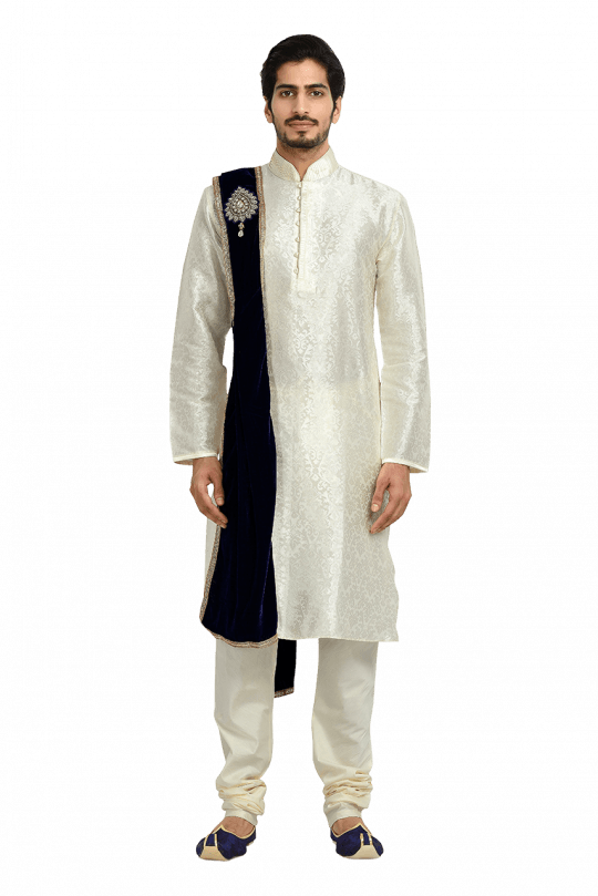 Off White Kurta Ethnic Men's Kurta For Every Occasion - Mens Kurta Design Png (540x809), Png Download