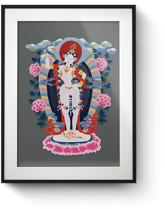 Budha Mockup - Illustration (643x764), Png Download