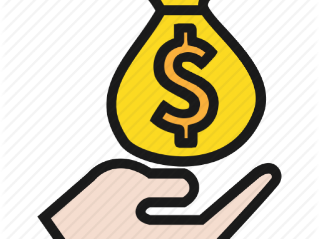 Dollar Clipart Dollar Bag - Emblem (640x480), Png Download