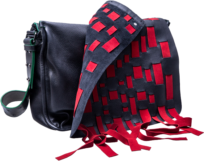 Leather Women's Bags With Interchangeable Fronts Agnes - Messenger Bag (900x600), Png Download