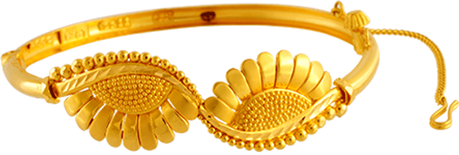 Chandra Jewellers 22k Yellow Gold Bangle - Pc Chandra Jewellers (1000x1000), Png Download