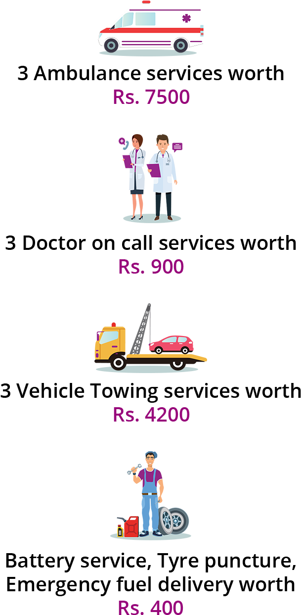 3 Vehicle Towing Services Worth Rs - Cartoon (644x1315), Png Download