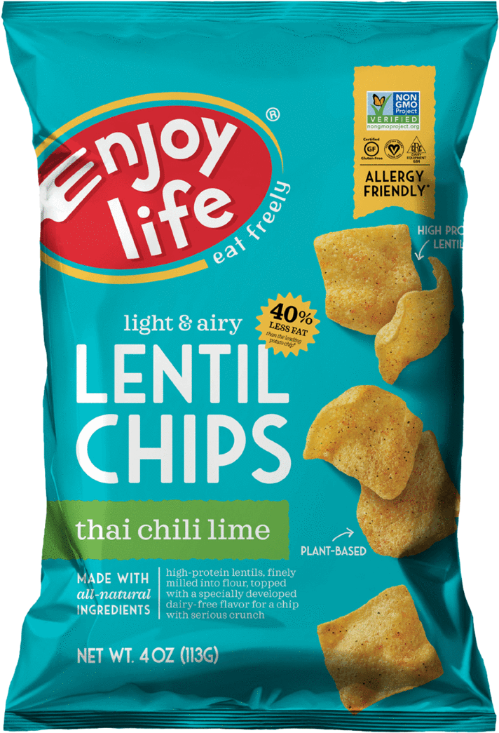 Enjoy Life Lentil Chips (1194x1194), Png Download