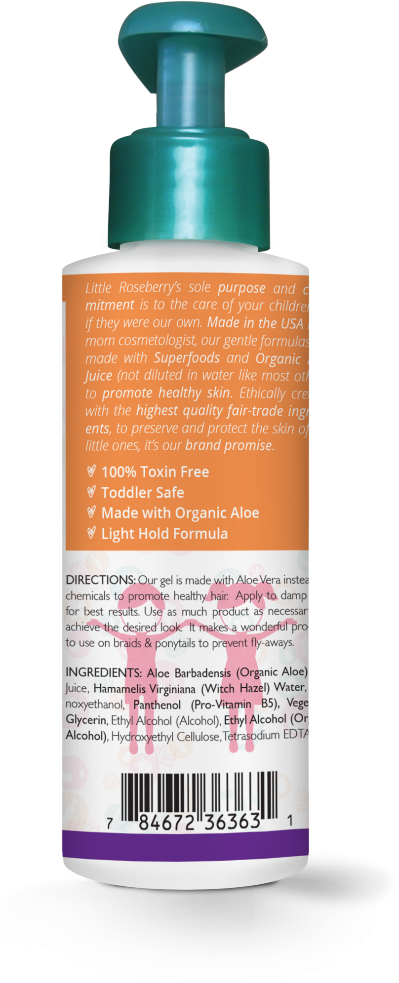 Two Pack Hair Gel For Kids - Cosmetics (869x2048), Png Download