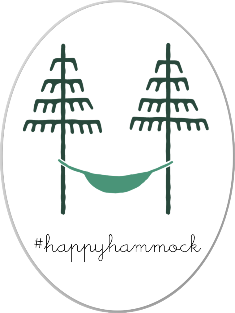 Happy Hammock Sticker - Tree (760x1014), Png Download