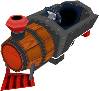 Download Zip Archive - Barrel Train Mario Kart (750x650), Png Download