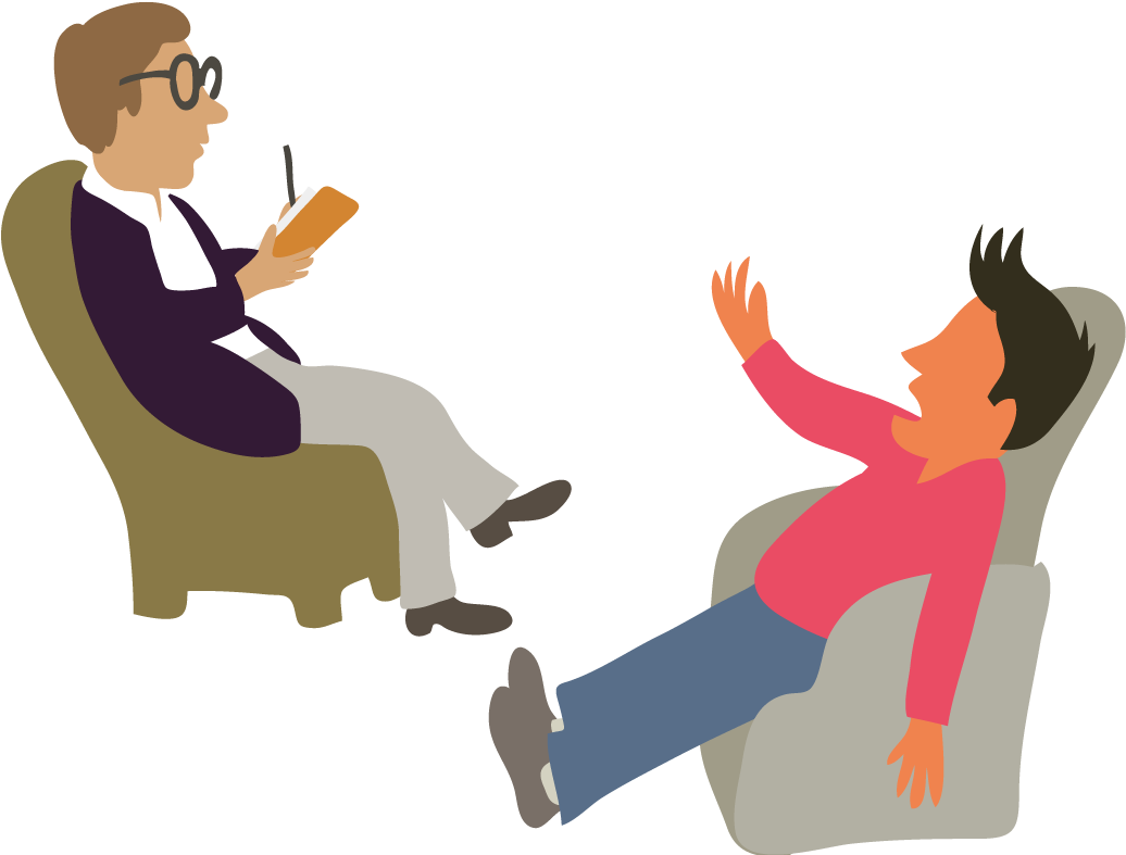 Counseling - Clipart Of Psychologist (1042x791), Png Download