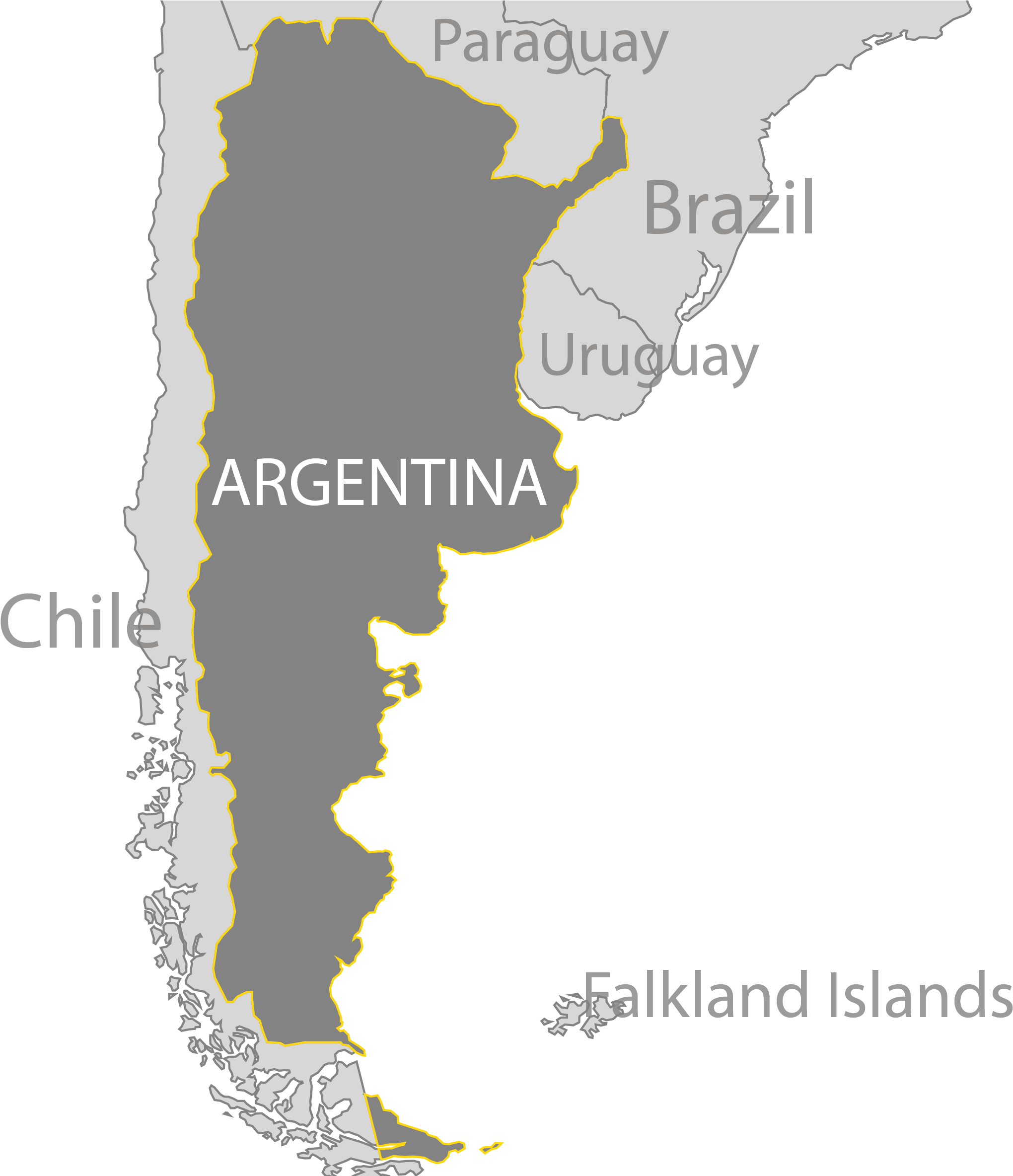 Argentina Map - Argentina Capital City Map (2642x2367), Png Download
