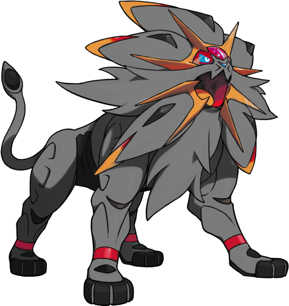 600px-solgaleo - Pokemon Soleil (600x600), Png Download
