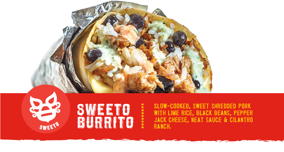 Carnivore Burrito - Sweeto Burrito (950x550), Png Download