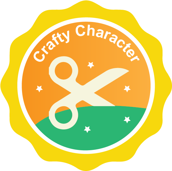 Crafty Character - Emblem (592x592), Png Download