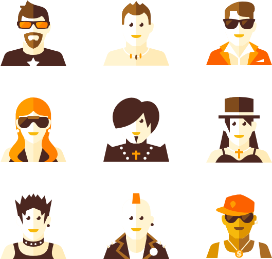Urban Tribes (600x564), Png Download