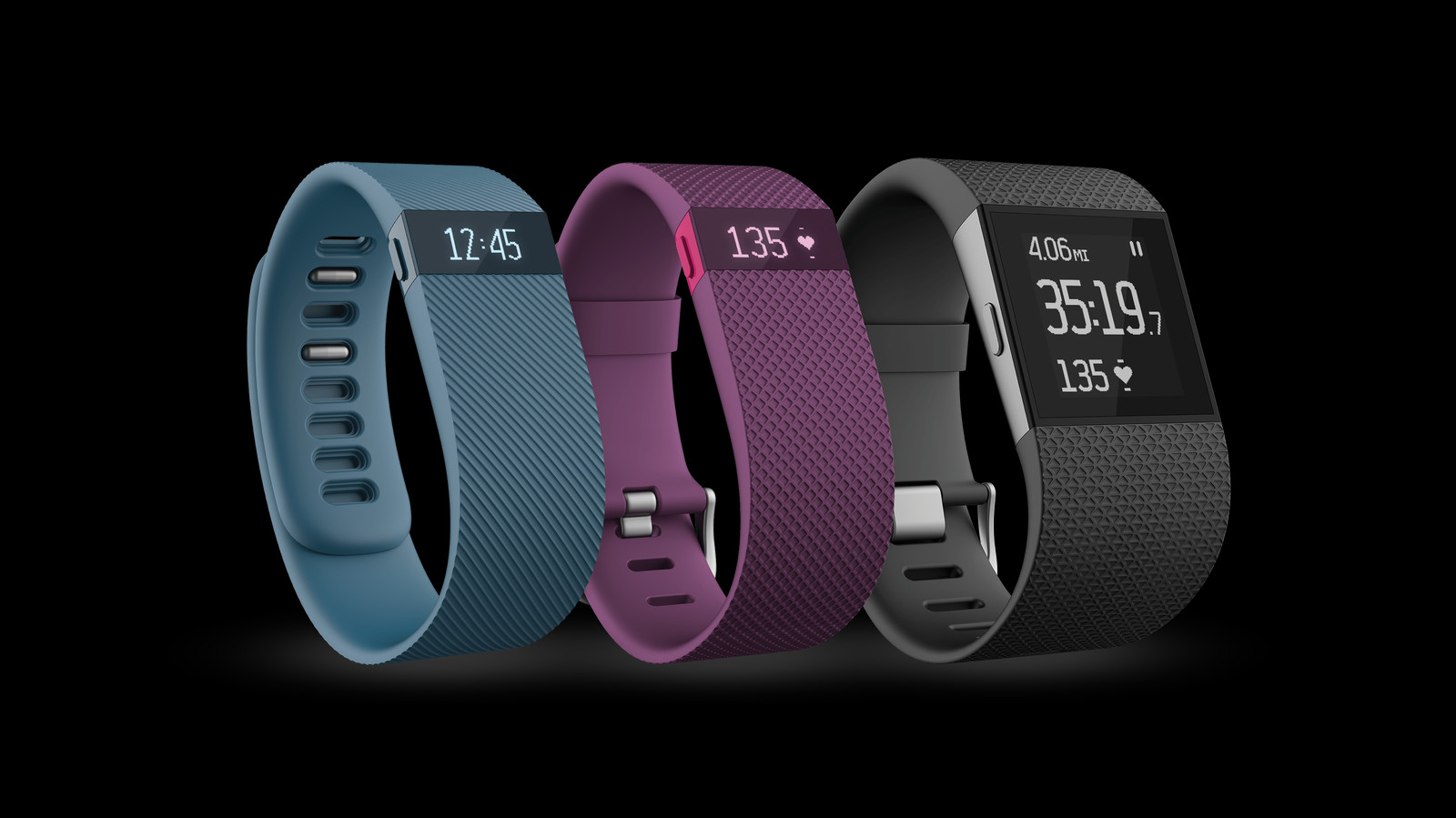 Fitbit Png - Fitbit Charge Hr Farger (1600x899), Png Download