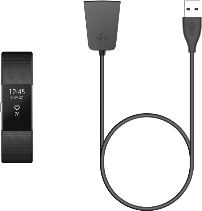 Fitbit Charge 2 Retail Charging Cable - Fitbit Charge 2 Incarcator (1080x920), Png Download