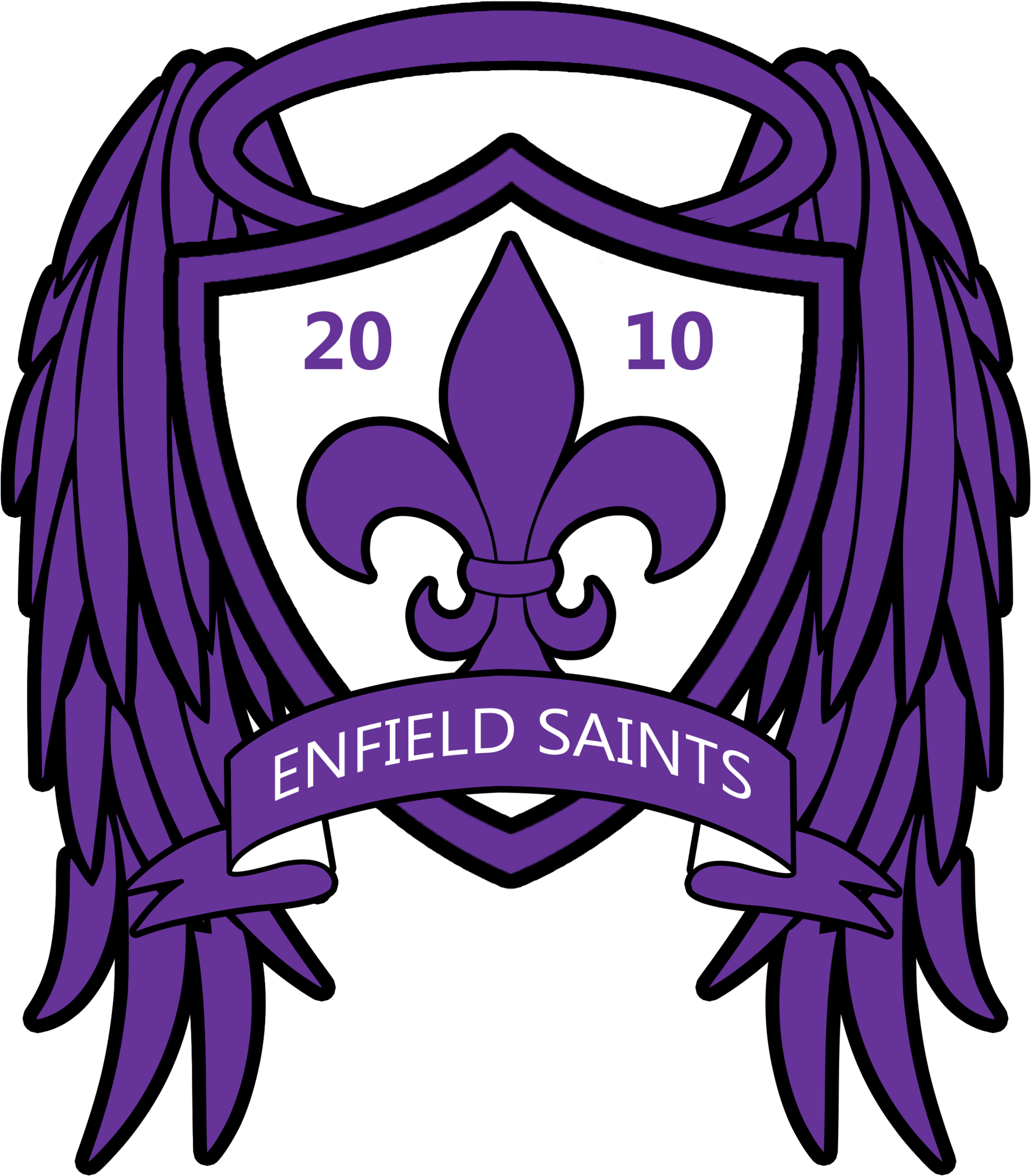 Enfield Saints Fc Crest 2016 Present (2000x2250), Png Download