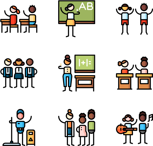 Back To School - Cartoon (600x564), Png Download