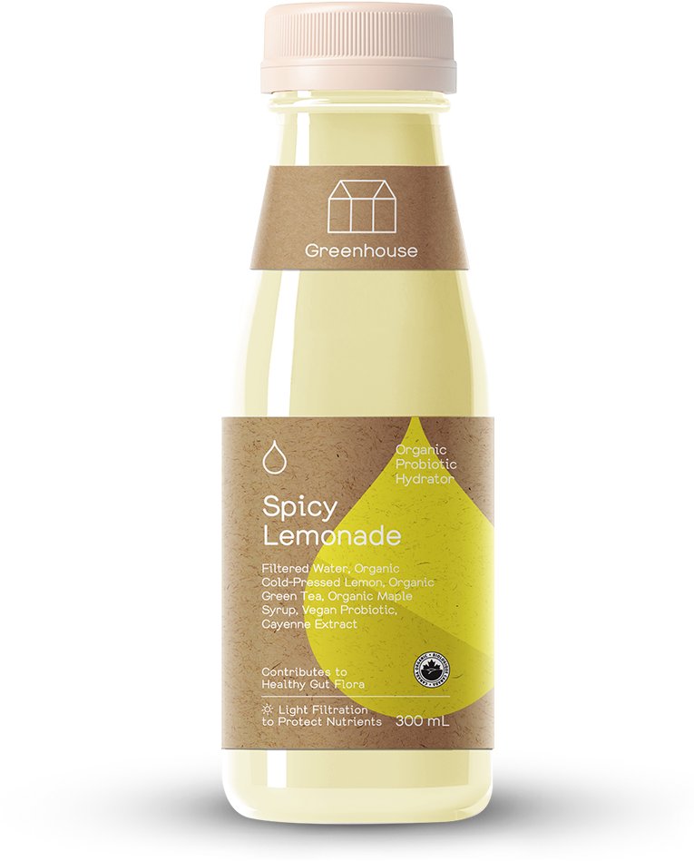 Greenhouse 300ml Spicylemonade Productshot - Bottle (782x1200), Png Download