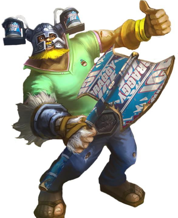 Jhoijhoi's Signature Store - Olaf League Of Legends Skins (592x717), Png Download