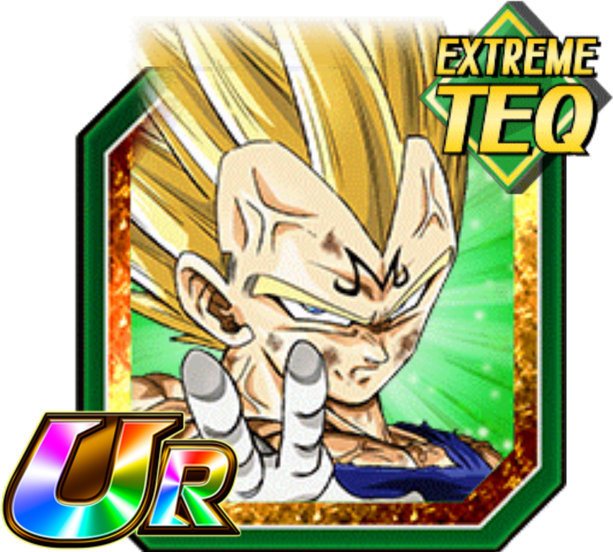 Majin Vegeta - Dragon Ball Dokkan Battle Majin Vegeta (1242x1086), Png Download