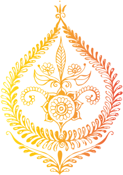 Free Png Download India Decoration Free Clipart Png - ลาย อินเดีย Png (480x683), Png Download