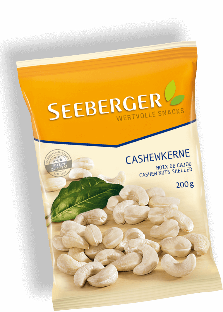 Seeberger Cashewkerne Gedreht Produktansicht - Seeberger Cashewkerne (762x1066), Png Download