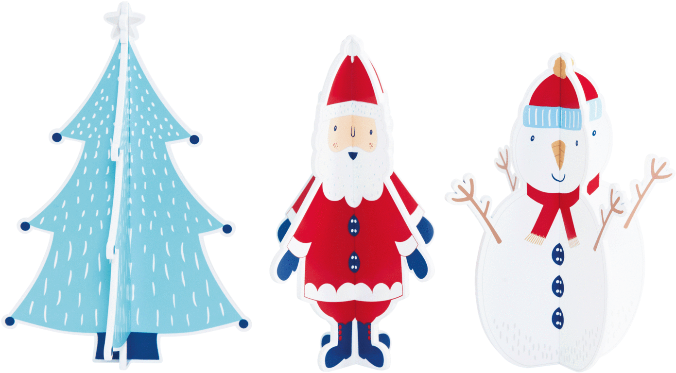Father Christmas & Friends - Christmas Tree (1440x1440), Png Download