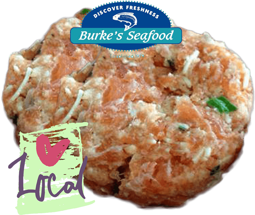 Pack Burke's Seafood Atlantic Salmon Burgers - Patty (900x900), Png Download